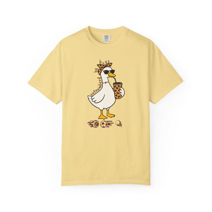 Comfort Colors funny boy mom goose shirt in butter — garment dyed graphic tee
