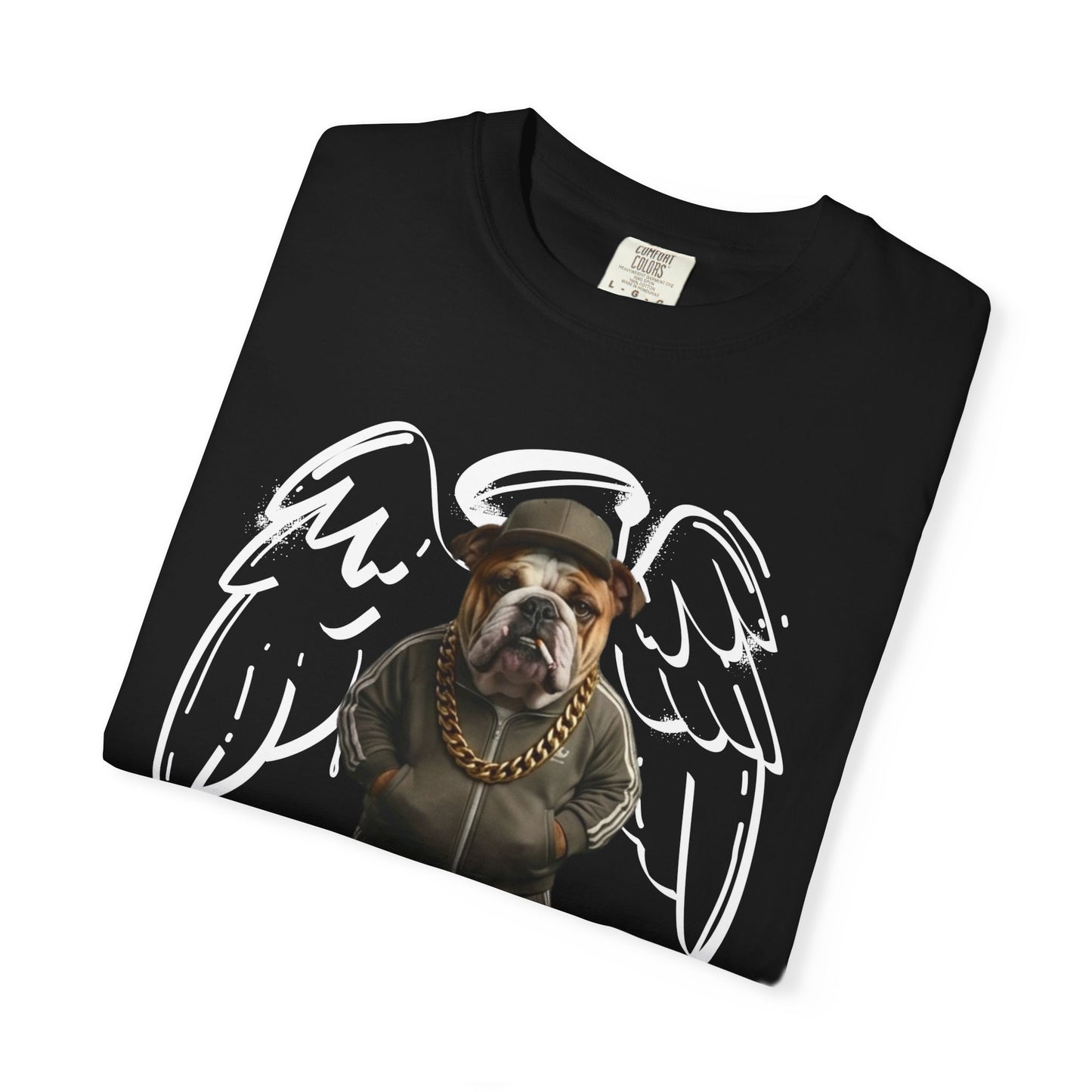 Guardian Bulldog Angel T-Shirt — Cute Streetwear Graphic Tee