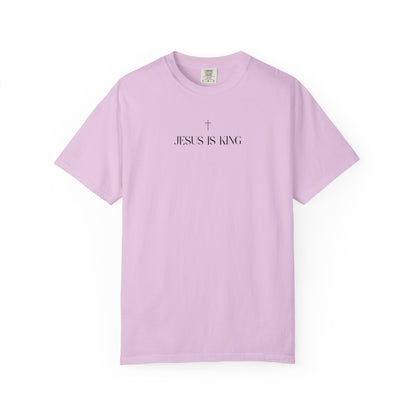 Jesus Is King T-Shirt — Minimal Christian Faith Tee