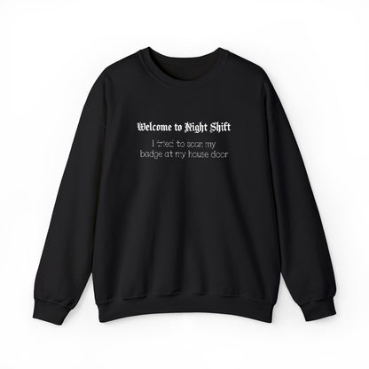 Personalized Nurse Sweatshirt Embroidered