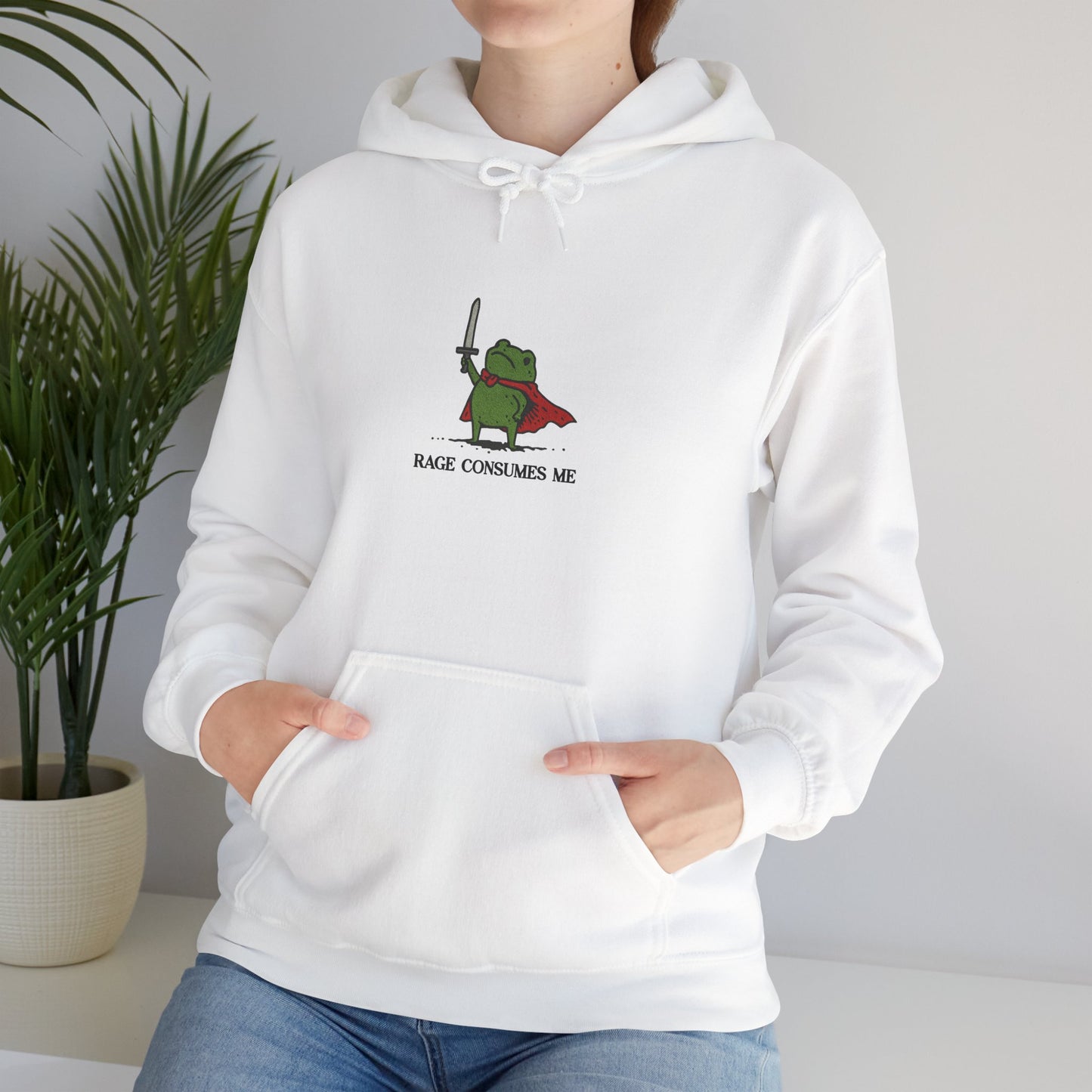 Frog Knight Hoodie – 'Make Tadpoles Mad'