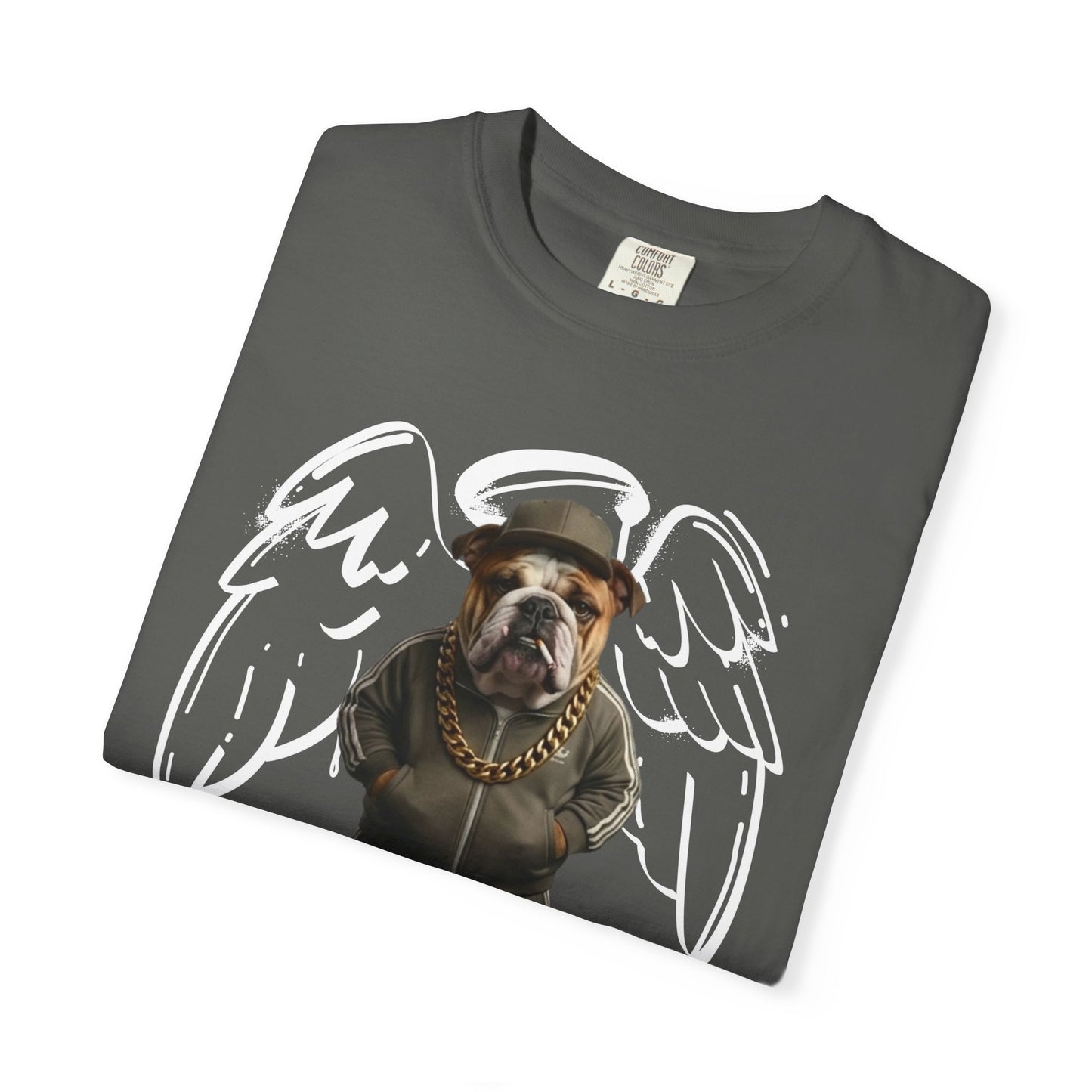 Guardian Bulldog Angel T-Shirt — Cute Streetwear Graphic Tee