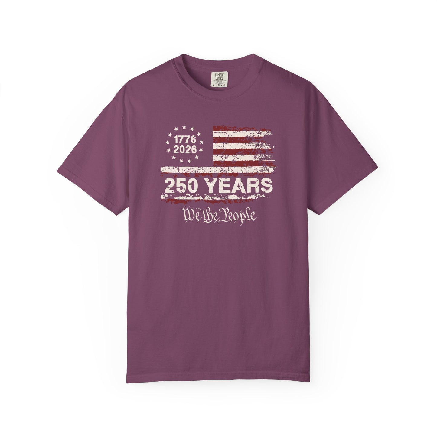 berry t-shirt with 'Easily Distracted by Wine' text on a white background