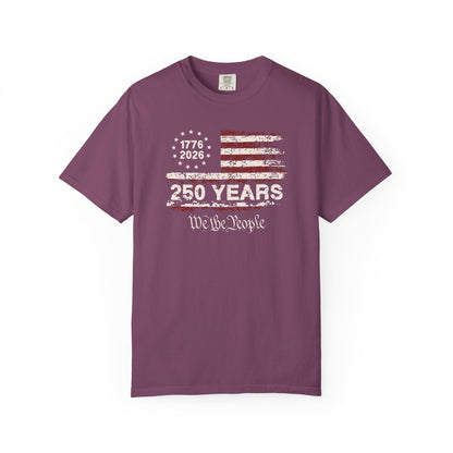 berry t-shirt with 'Easily Distracted by Wine' text on a white background