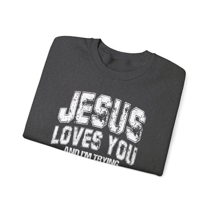 Jesus Loves You Crewneck Sweatshirt
