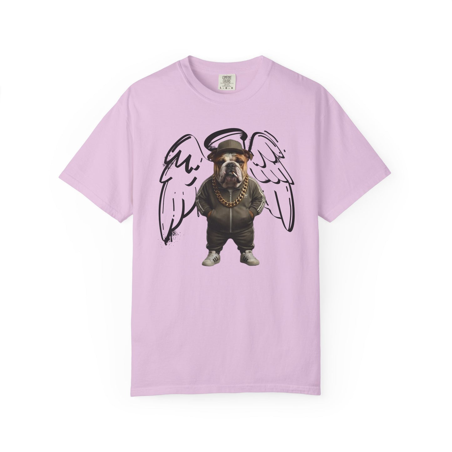Guardian Bulldog Angel T-Shirt — Cute Streetwear Graphic Tee