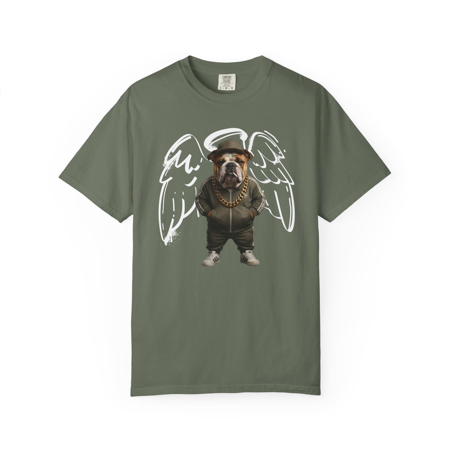 Guardian Bulldog Angel T-Shirt — Cute Streetwear Graphic Tee