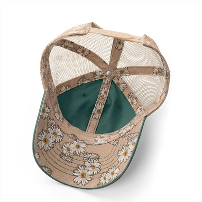 Women's patriotic Washed Mesh-Back Cap