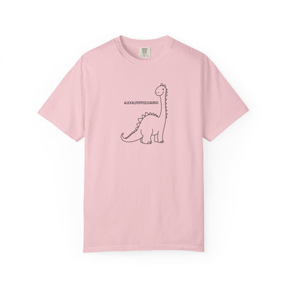 Comfort Colors Cute Brontosaurus Adult Doodle T-Shirt