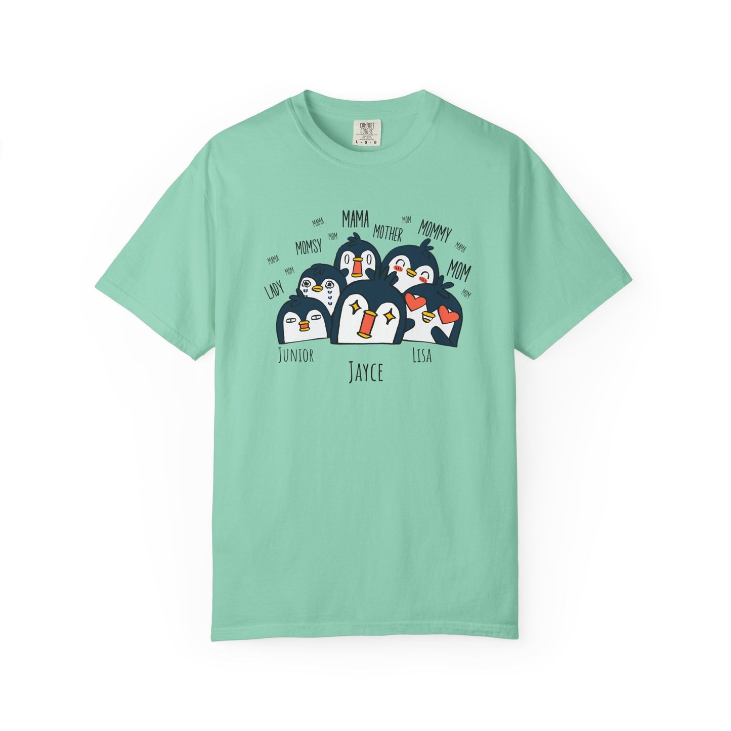 Personalized Mama Cute Penguin shirt