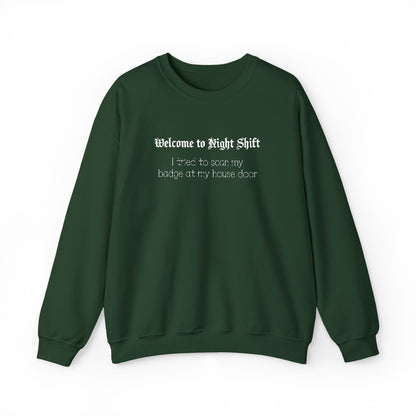 Personalized Nurse Sweatshirt Embroidered