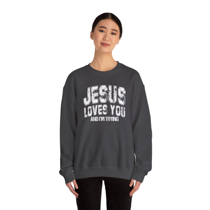Jesus Loves You Crewneck Sweatshirt