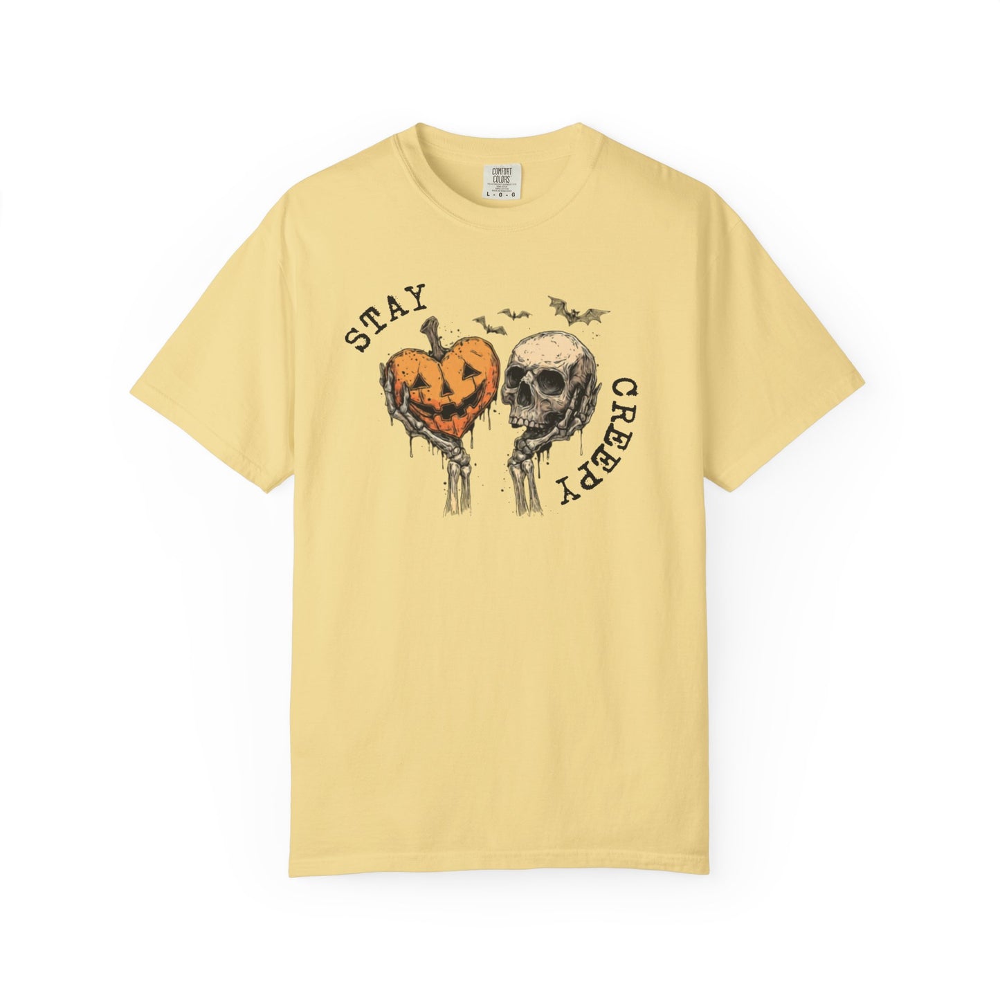 Stay Creepy Skull & Jack-O'-Lantern T-Shirt – Butter
