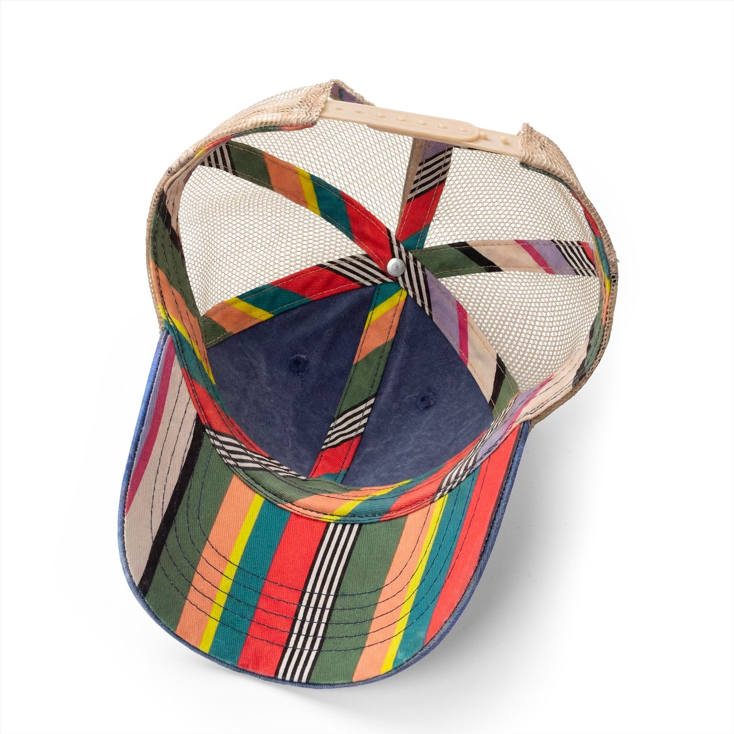 Embroidered MAMA Washed Mesh-Back Cap