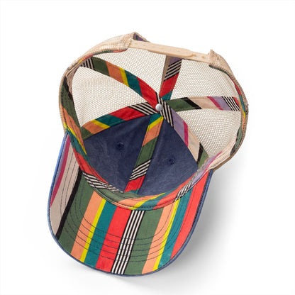 Embroidered MAMA Washed Mesh-Back Cap