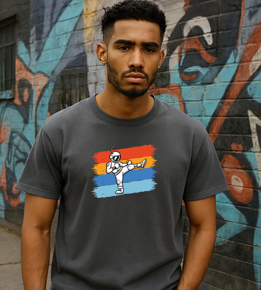 Astronaut Karate Kick T-Shirt
