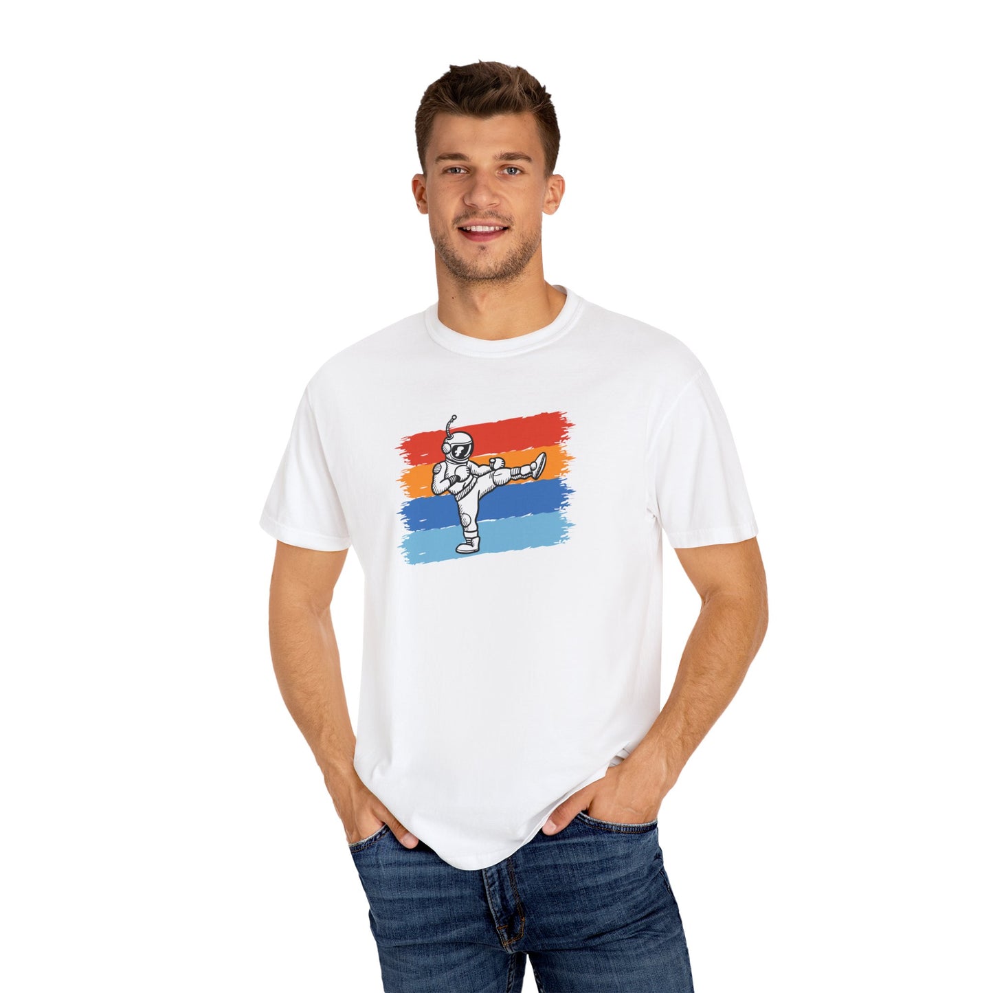 Astronaut Karate Kick T-Shirt