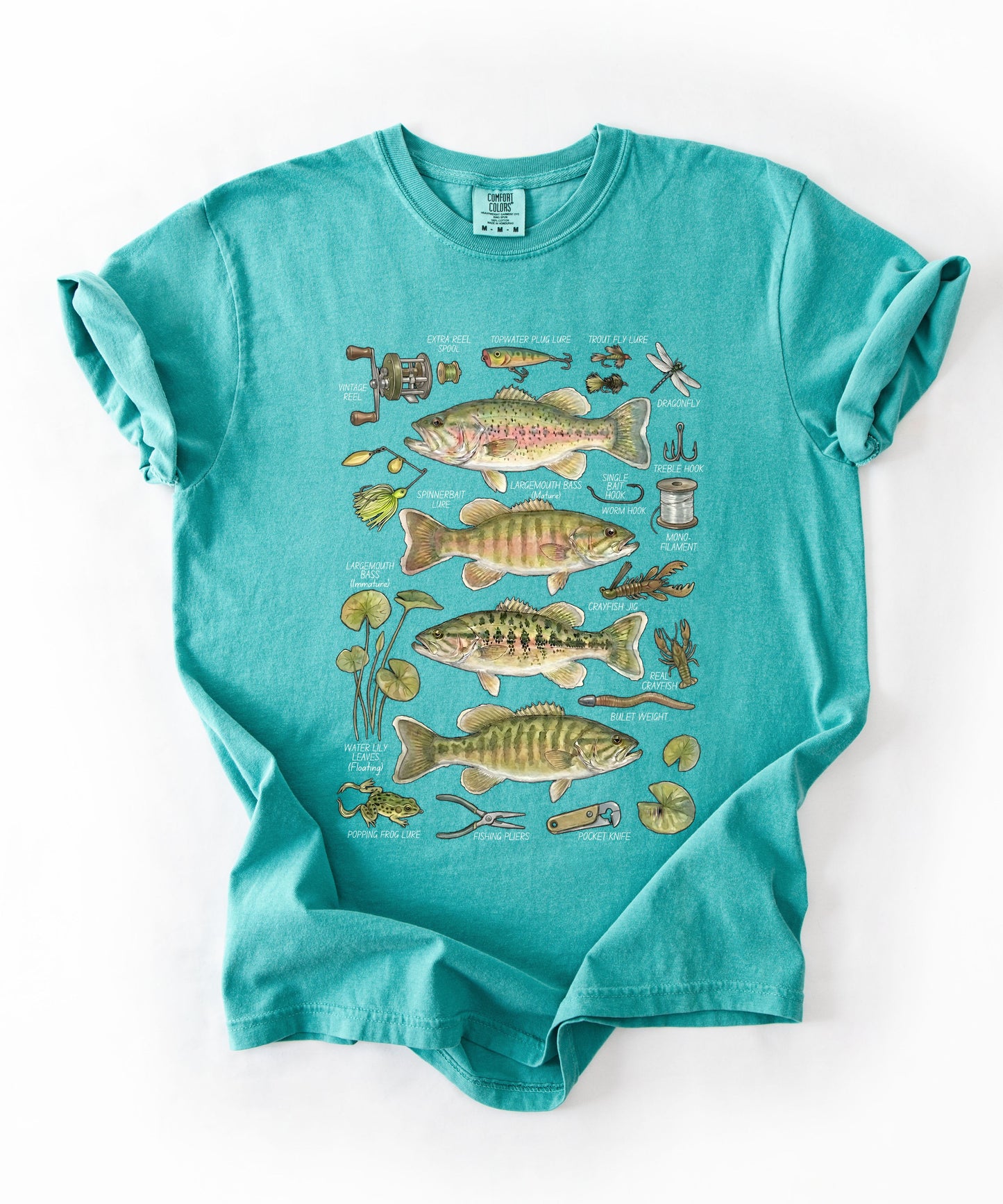 Comfort Colors® Watercolor Fish Shirt